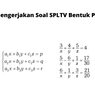 Cara Mengerjakan Soal SPLTV Bentuk Pecahan