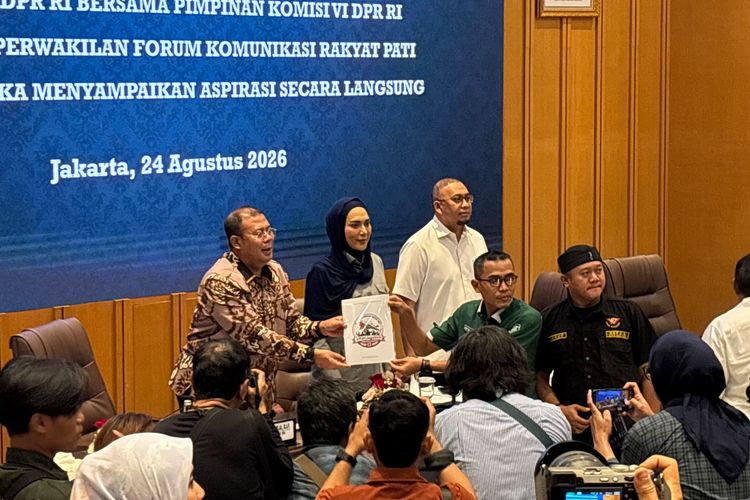 Warga Pati Temui Pimpinan DPR: Kita Sebenarnya Cinta Damai