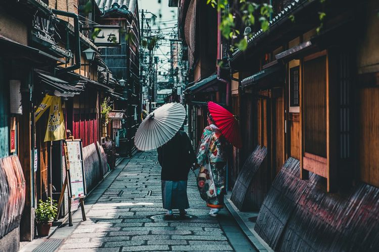 Suasana di Kyoto, Jepang.