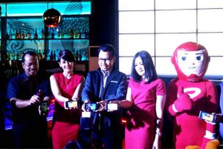  Smartfren Telecom merilis perangkat smartphone Android terbaru, Andromax C3s dan C3Si di Jakarta, Senin (20/4/2015).