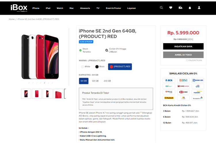 iPhone SE 3 resmi dipasarkan, iPhone SE 2 turun harga di Indonesia.