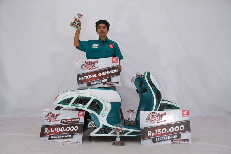 Predikat Juara Nasional pada final battle diberikan kepada Saharudin untuk kategori Matic & Cub yang memodifikasi motor Honda Scoopy.