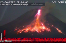Viral, Video Gunung Merapi Keluarkan Lava Pijar, Ini Kondisi Terkininya