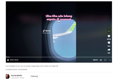 Ramai soal Video Pramugari Gelar Lelang di Pesawat, Ini Kata Citilink