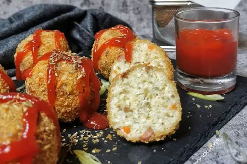 Cara Masak Nasi Sisa Jadi Kroket Sayur Keju untuk Camilan Anak