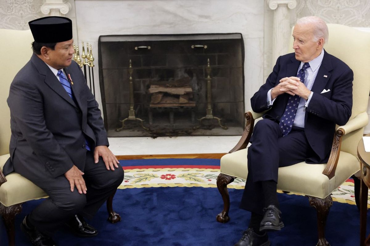 Presiden Prabowo Subianto Bertemu Presiden Joe Biden di Gedung Putih