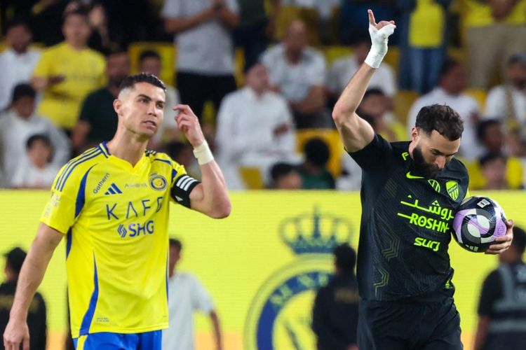 Hasil Al Nassr, Cristiano Ronaldo dkk Kena Comeback Tim Benzema
