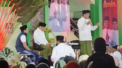 Safari Kampanye Paslon Amin di Madura Ditutup di Pesantren Syaikhona Kholil Bangkalan