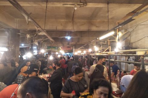 H-3 Lebaran, Pasar Depok Jaya Ramai Dikunjungi untuk Berburu Kebutuhan di Hari Raya