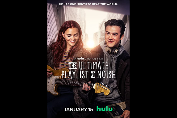 Keean Johnson dan Madeline Brewer dalam film drama komedi The Ultimate Playlist of Noise (2021).