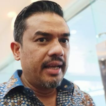 Menteri UMKM Maman Abdurahman di Kantor Kemenaker, Jakarta, Selasa (25/3/2025).