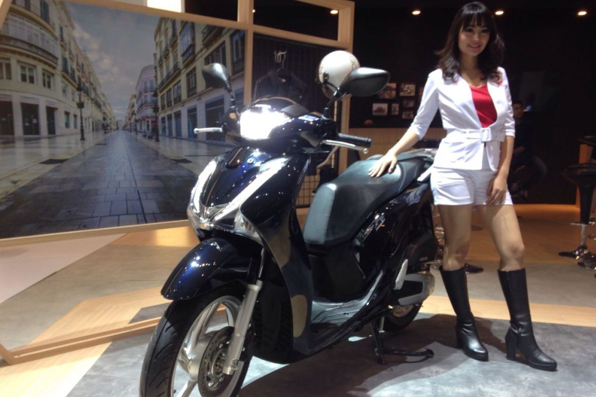 Honda SH150i sebagai menantang Piaggio Medley