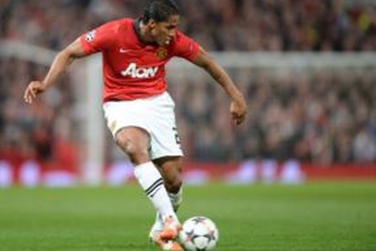 Gelandang Manchester United, Antonio Valencia.