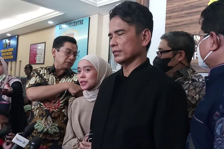 Lesti Kejora sata ditemui di Polres Metro Jakarta Selatan, Jumat (14/10/2022). 