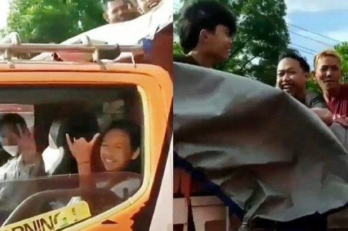 Bawa Truk dengan Belasan Remaja Mandi di Bak Belakang, Sopir Perempuan Minta Maaf, Direkam Sebelum Puasa