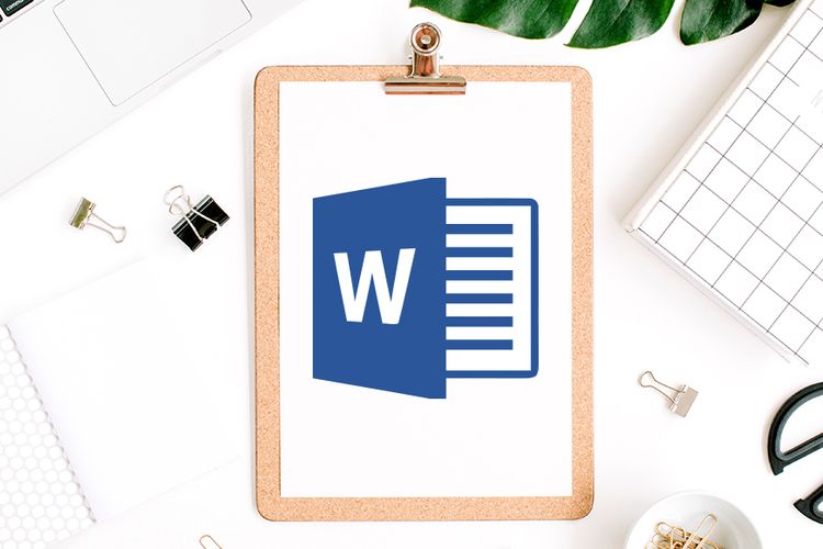 Cara membuat footer di Microsoft Word.