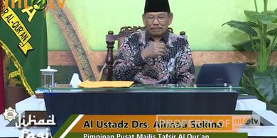 Pimpinan Pusat Majelis Tafsir Al Quran (MTA) Ahmad Sukina