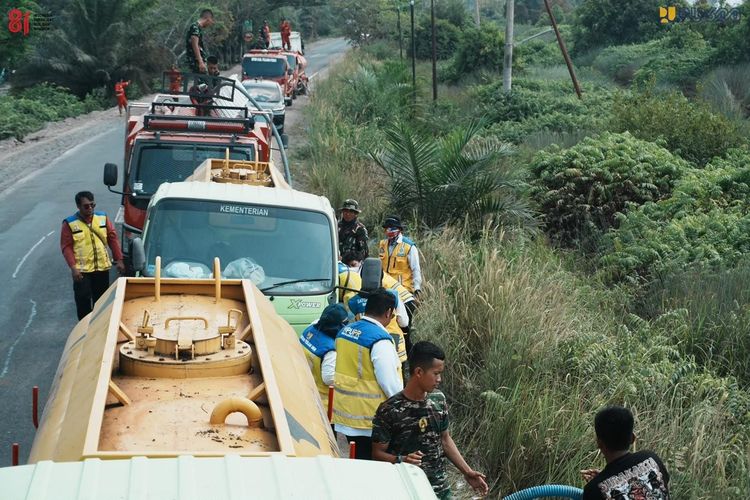 400 Hektar Lahan Gambut di Kalteng Terbakar, Reservoir Jadi Andalan