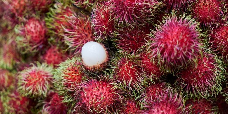 6 Manfaat Kesehatan Buah Rambutan