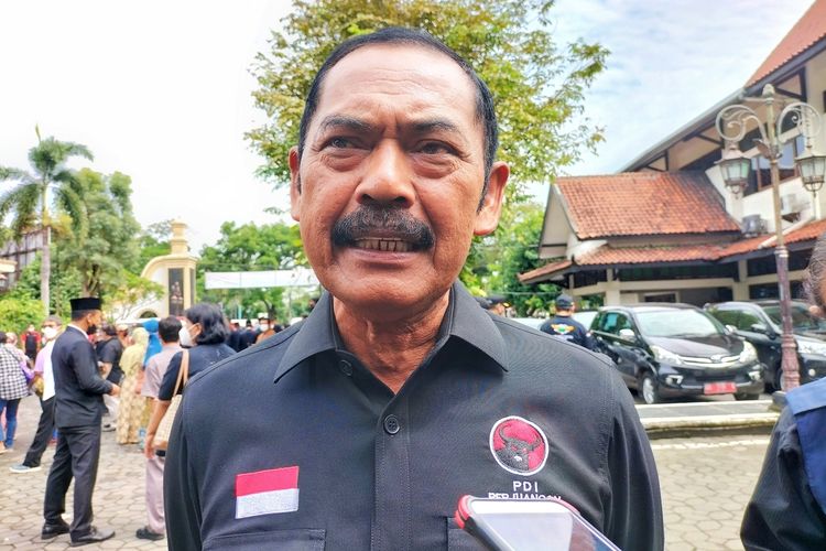 Ketua Dewan Perwakilan Cabang (DPC) Partai Demokrasi Indonesia Perjuangan PDIP Solo, FX Hadi Rudyatmo