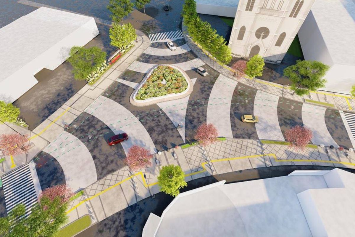 Salah satu gambar site plan dari rencana pembangunan Kayutangan Heritage Zona III. 