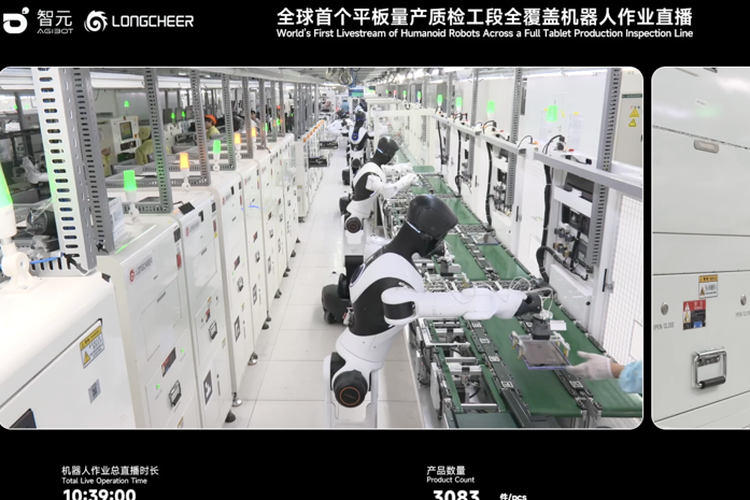 Live Streaming 64 Jam, Robot Humanoid China Ambil Alih Kerja Buruh Pabrik
