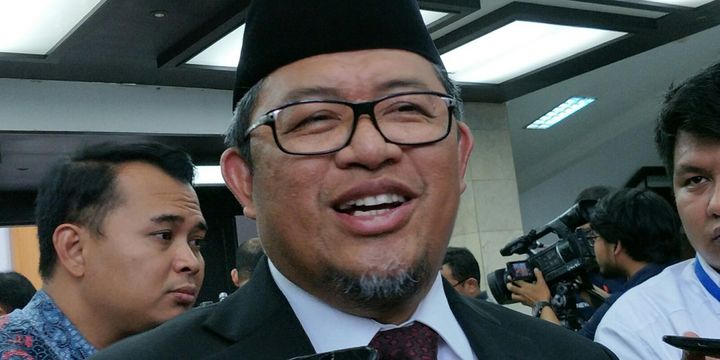 Politisi PKS Ahmad Heryawan ketika ditemui di Kantor Kementerian Dalam Negeri RI, Jakarta, Rabu (25/4/2018). 