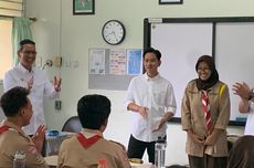 Gibran Cek Langsung Program Makan Bergizi di SMA Jakarta, Tambahkan Susu untuk Siswa