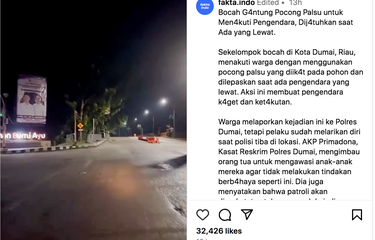 Video Aksi Jahil Sejumlah Bocah Ini Bahayakan Pengguna Jalan Lain