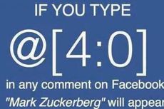 Mengapa Ketik @[4:0] di Facebook Memunculkan Nama Mark Zuckerberg?