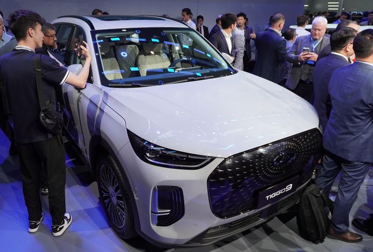 Chery Tiggo 9 PHEV Debut Dunia di Beijing Auto Show 2024