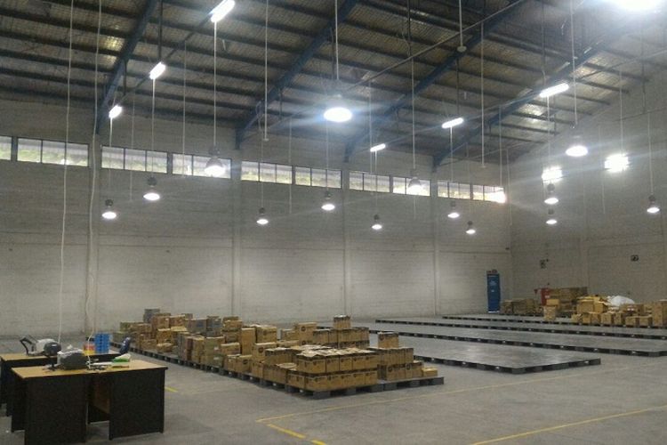Warehouse Blibli.com yang diklaim sebagai salah satu warehouse e-commerce terbesar di Asia Tenggara 