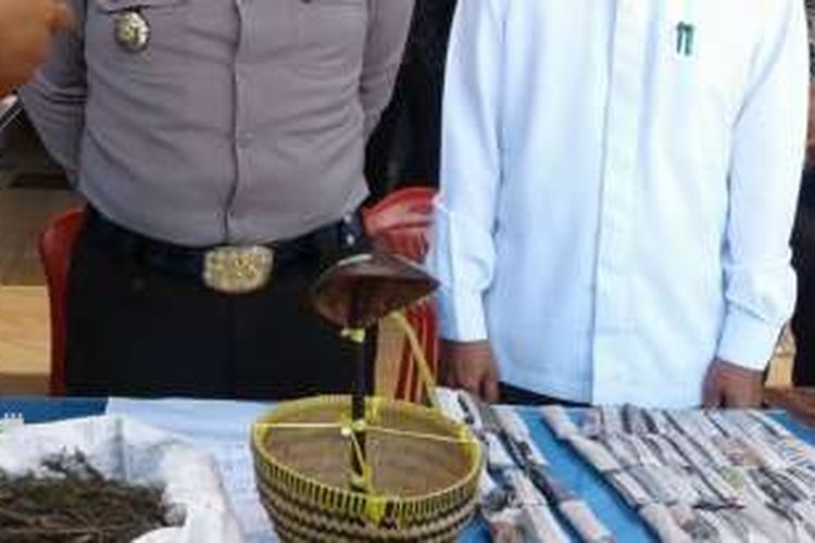 Hasil temuan Sidak Polisi ke Lapas ditemukan ganja dan seperangkat alat perdukunan