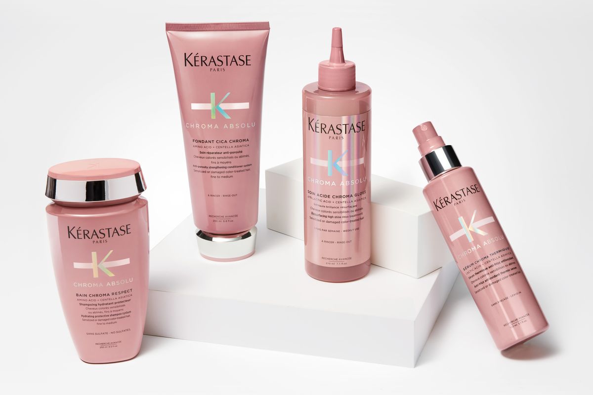 Kerastase meluncurkan rangkaian perawatan Chroma Absolu yang memiliki kandungan utama kombinasi Acids untuk menjaga kesehatan rambut setelah diwarnai.