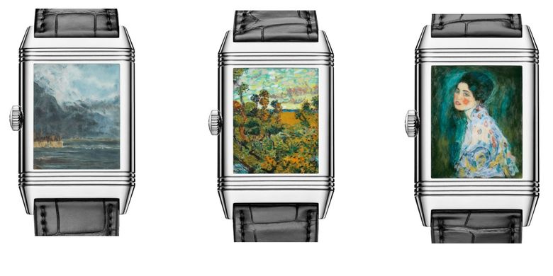 Arloji Jaeger-LeCoultre Reverso Tribute Enamel Hidden Treasures