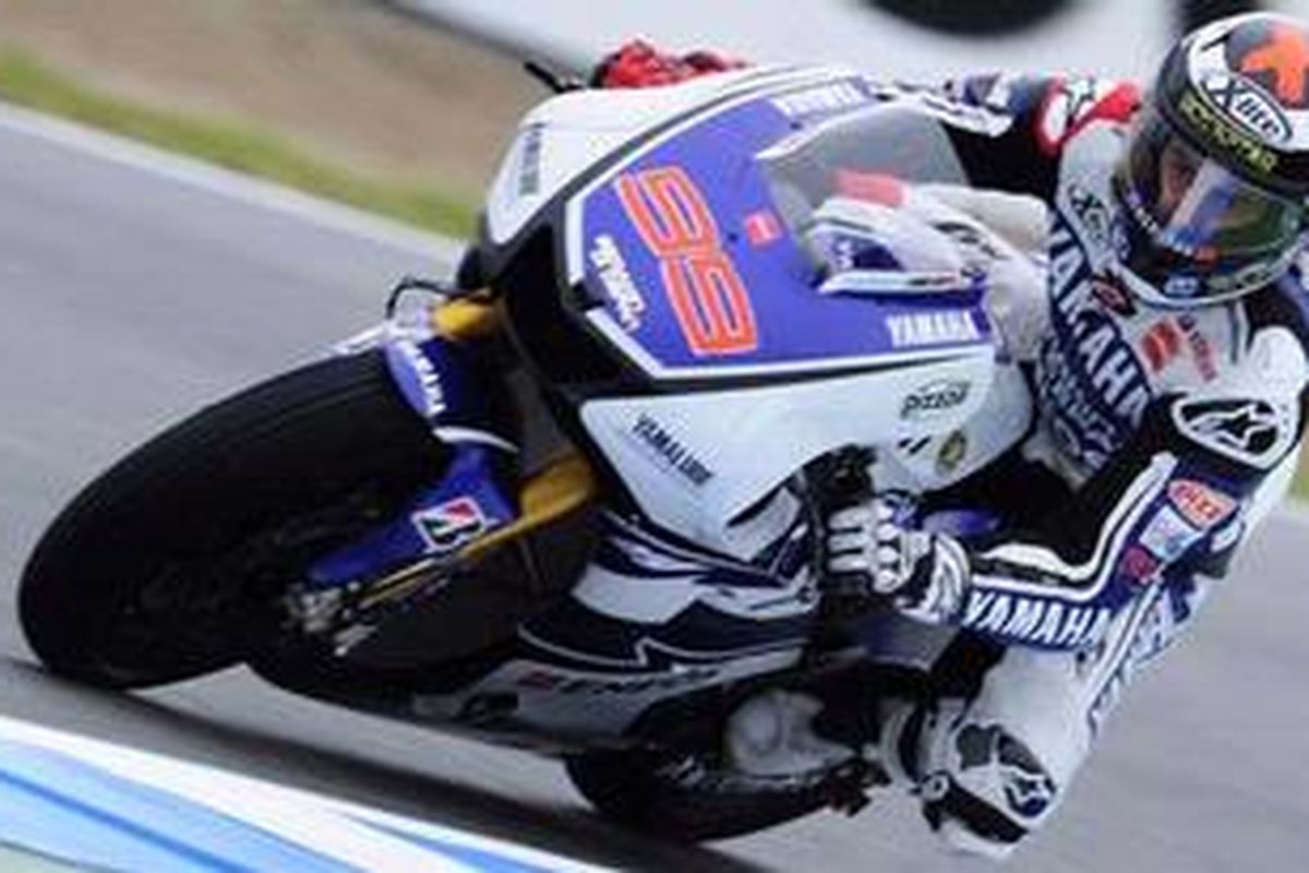 Pebalap Yamaha, Jorge Lorenzo.