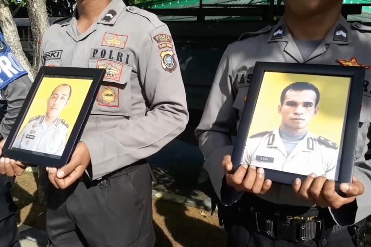 Dua anggota Polres Muna, Sulawesi Tenggara (dalam foto) dipecat dengan tidak hormat. Selain Mangir dari tugas, seorang diantaranya terlibat dalam pencurian sapi milik warga