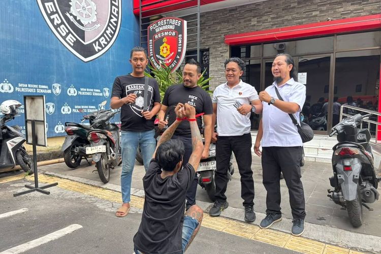 Warga Semarang Dibacok hingga Telinga Nyaris Putus, Polisi Tangkap Pelaku Begal Hp