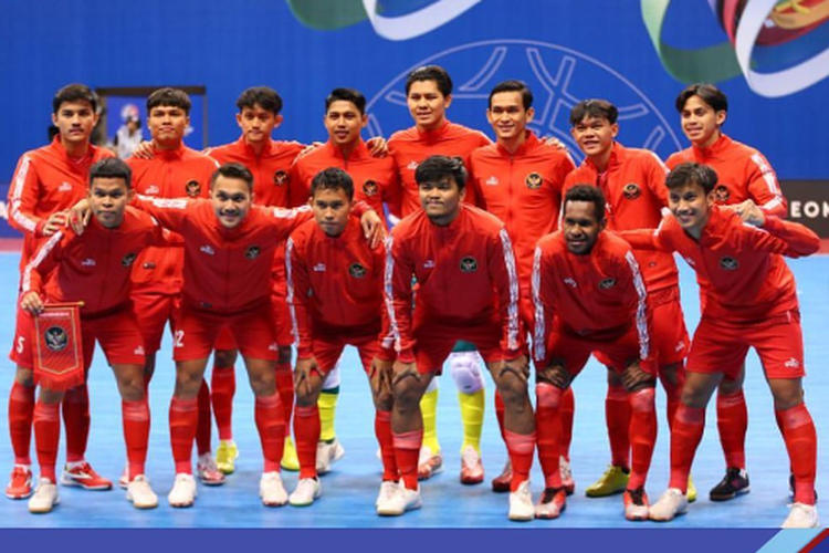 Tangkapan layar akun resmi Federasi Futsal Indonesia. Artikel ini menyajikan jadwal perempat final Piala Asia Futsal 2022. Timnas futsal Indonesia akan melawan Jepang.