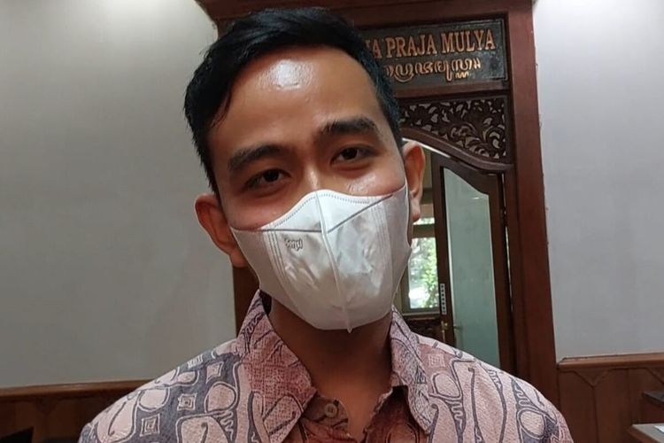 Wali Kota Solo Gibran Rakabuming Raka di Balai Kota Solo, Jawa Tengah, Jumat (11/11/2022).
