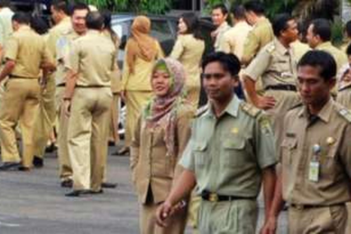 Seragam PNS diubah mulai Senin (8/2/2016). Tak hanya mengenakan seragam berwarna krem, PNS nantinya juga memiliki seragam dinas batik dan juga kemeja putih.