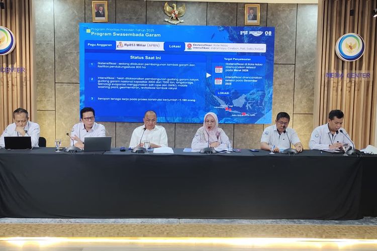 KKP menyampaikan capaian akhir tahun, Selasa (30/12/2025). 