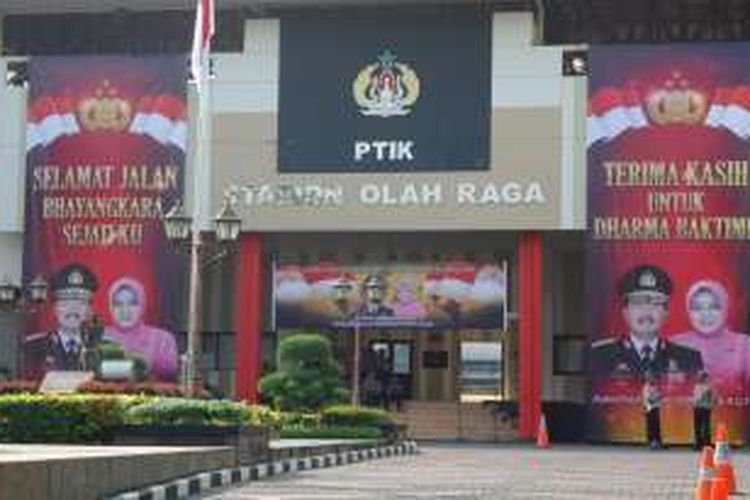 Acara seremonial pelepasan Jenderal Budi Gunawan sebagai Wakapolri yang kini menjadi Kepala BIN di PTIK, Jakarta, Rabu (14/9/2016).