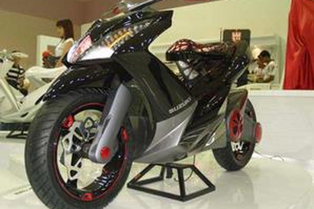 Suzuki SD-01, skuter futuristik mirip alien dan kemungkinan menggunakan sumber penggerak tenaga listrik