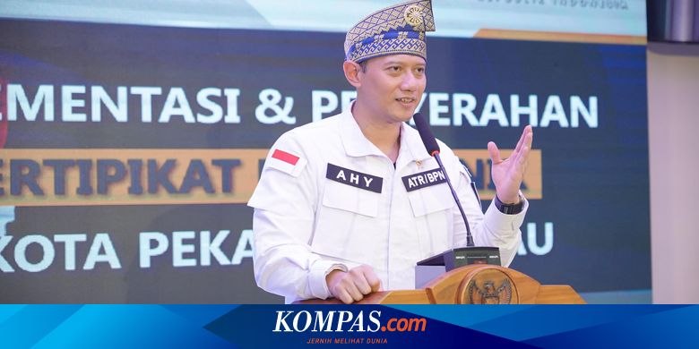 Resmikan Layanan Elektronik di Pekanbaru, Menteri AHY Harap Pelayanan Sertifikat-el Lebih Cepat dan Aman