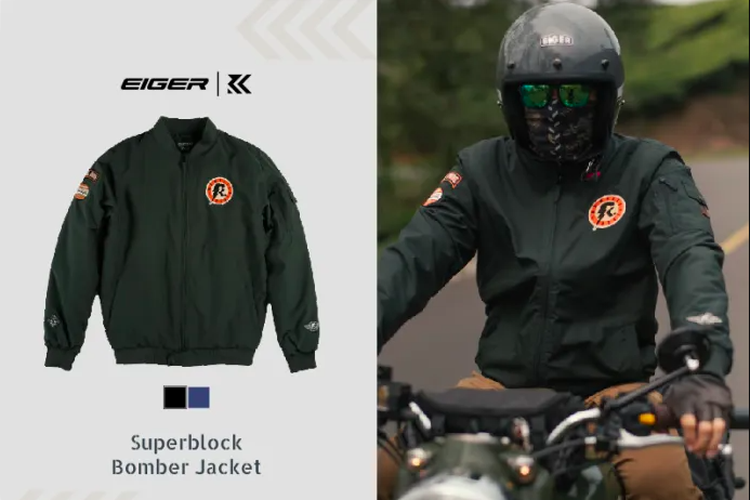 Super block bomber jacket RK Series Eiger X Ridwan Kamil