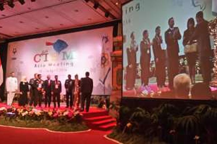 Pembukaan CISM Asia Meeting di Kuta Bali,Senin(11/4/2016).