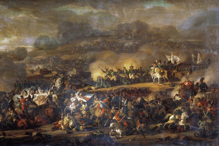 Lukisan Pertempuran Leipzig yang Berlangsung pada 16-19 Oktober 1813