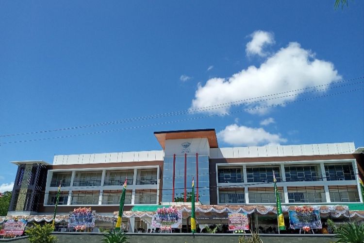Foto: Gedung baru kampus Institut Filsafat dan Teknologi Kreatif (IFTK) Ledalero berlokasi di Jalan Wairklau, Kelurahan Madawat, Kecamatan Alok, Kabupaten Sikka