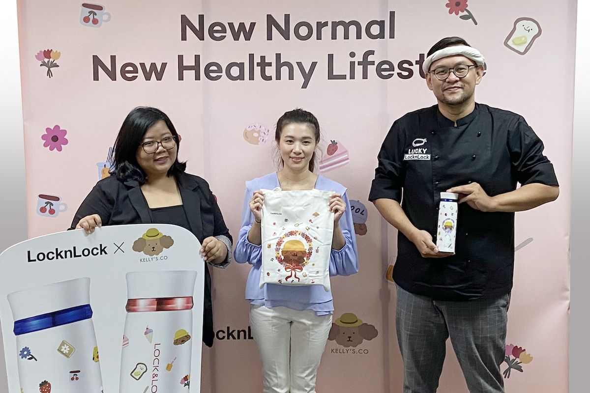 LocknLock bekerja sama dengan Chef Lucky Andreono dan Kellys.co meluncurkan kampanye New Normal New Healthy Lifestyle.